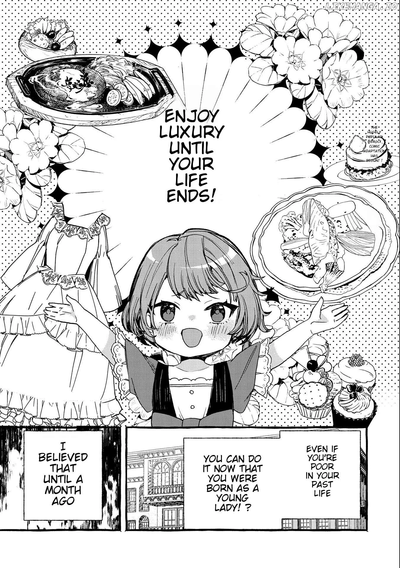 Zeitaku Zanmai Shitai no desu! ~Tensei Shita no ni Binbou nante Yurusenai no de, Mahou de Ryouchi Kaikaku~ Chapter 1 page 1