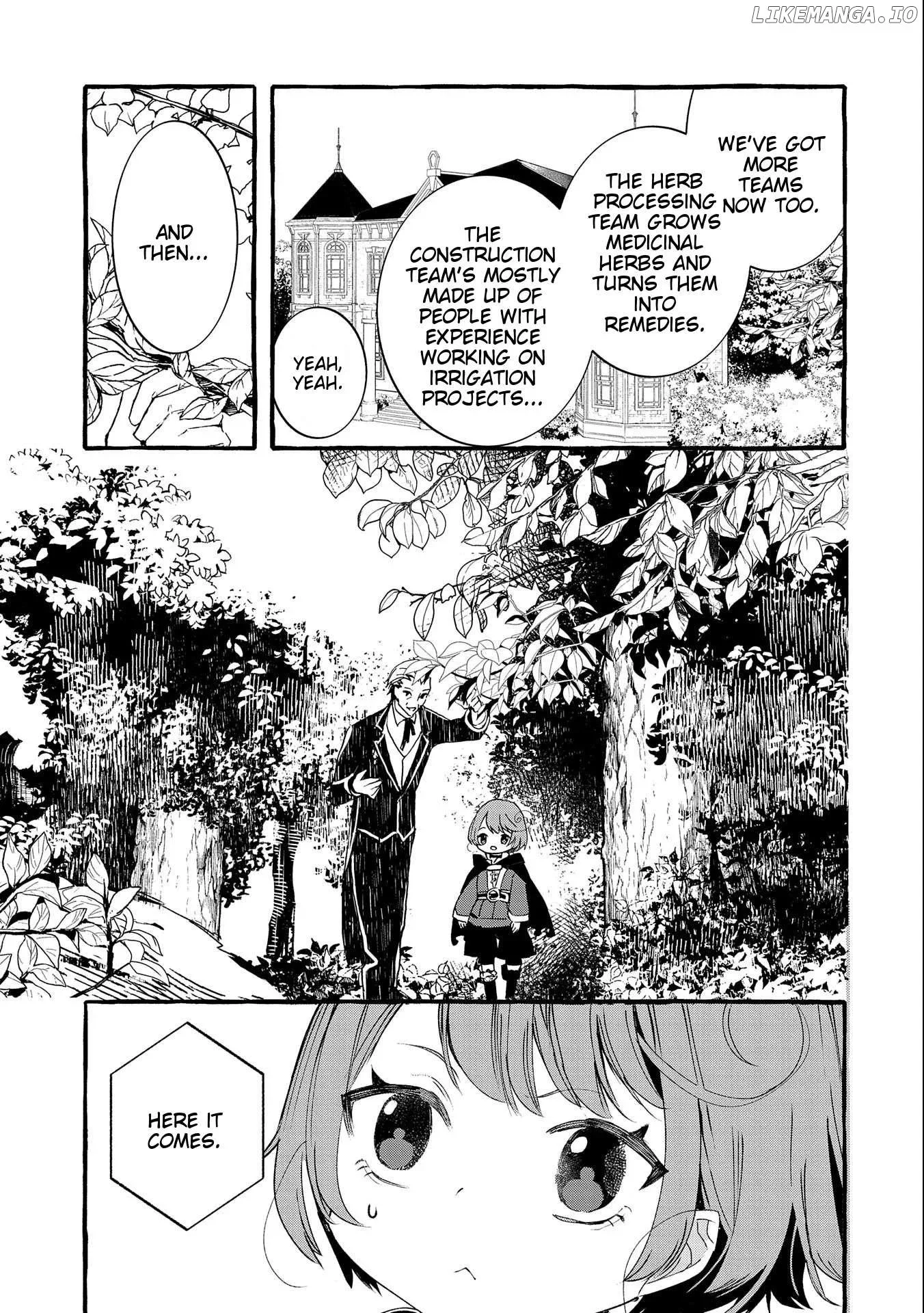 Zeitaku Zanmai Shitai no desu! ~Tensei Shita no ni Binbou nante Yurusenai no de, Mahou de Ryouchi Kaikaku~ Chapter 4 page 27