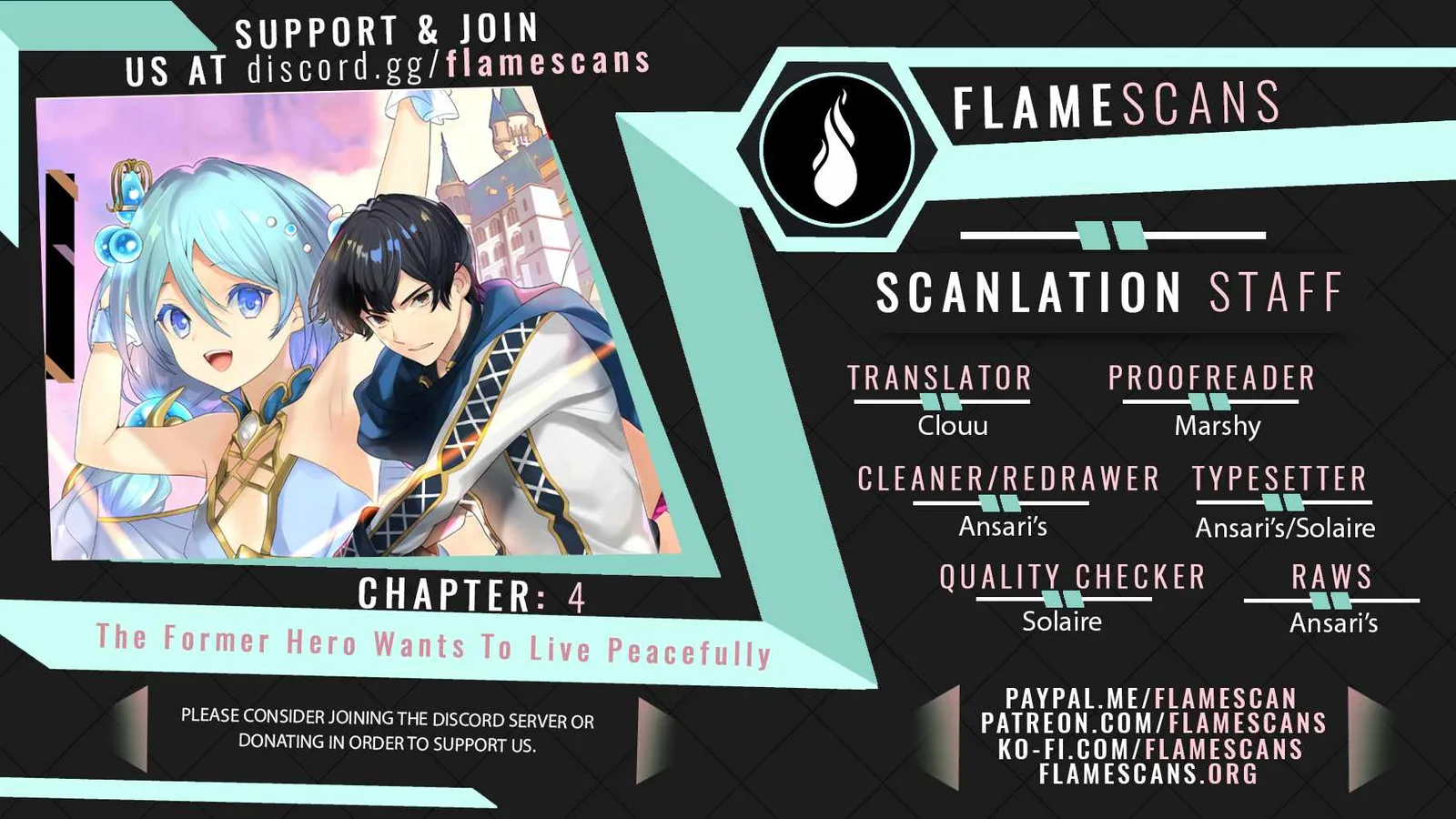 The Former Hero Wants To Live Peacefully Chapter 4 page 1