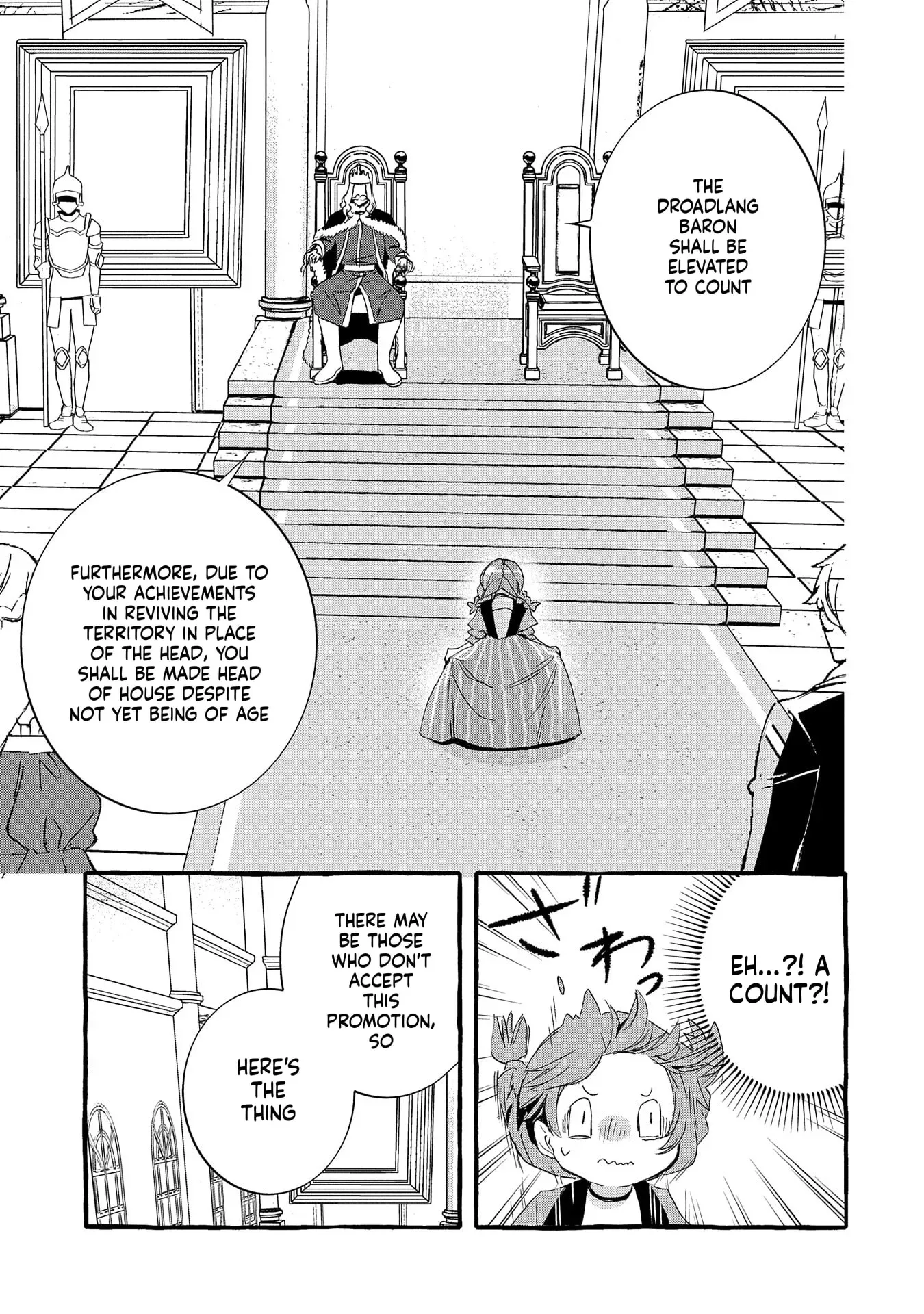 Zeitaku Zanmai Shitai no desu! ~Tensei Shita no ni Binbou nante Yurusenai no de, Mahou de Ryouchi Kaikaku~ Chapter 21 page 14