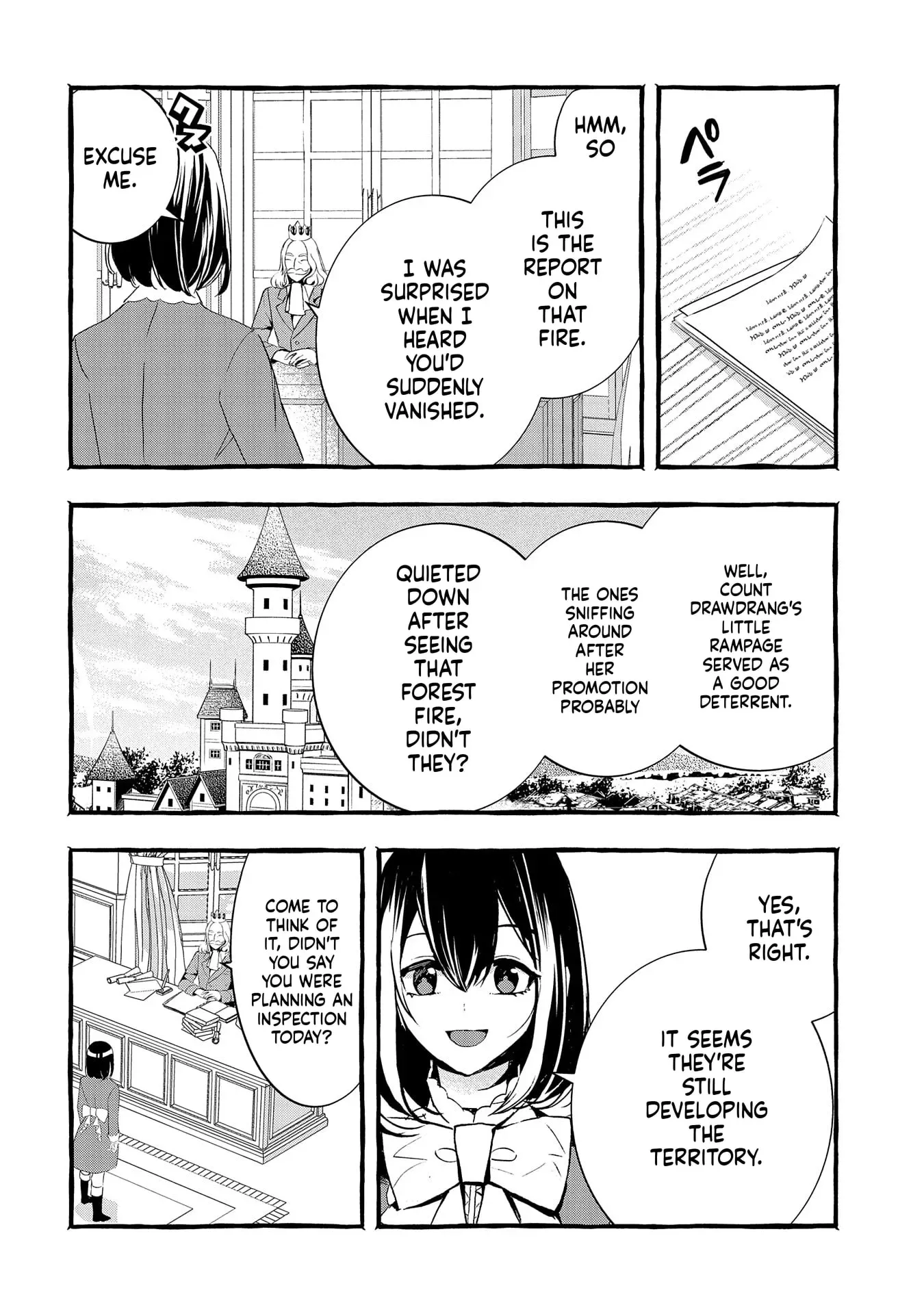 Zeitaku Zanmai Shitai no desu! ~Tensei Shita no ni Binbou nante Yurusenai no de, Mahou de Ryouchi Kaikaku~ Chapter 23 page 2