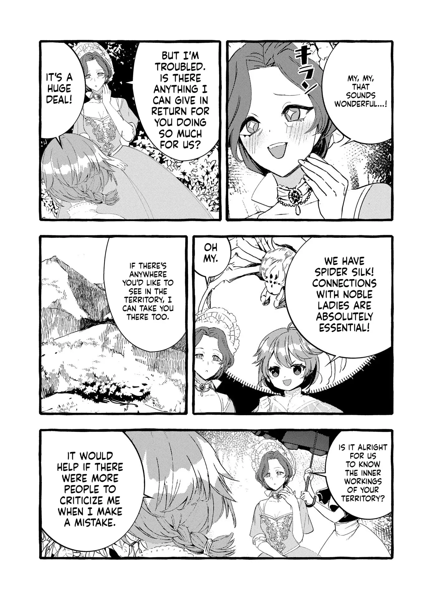 Zeitaku Zanmai Shitai no desu! ~Tensei Shita no ni Binbou nante Yurusenai no de, Mahou de Ryouchi Kaikaku~ Chapter 27 page 23
