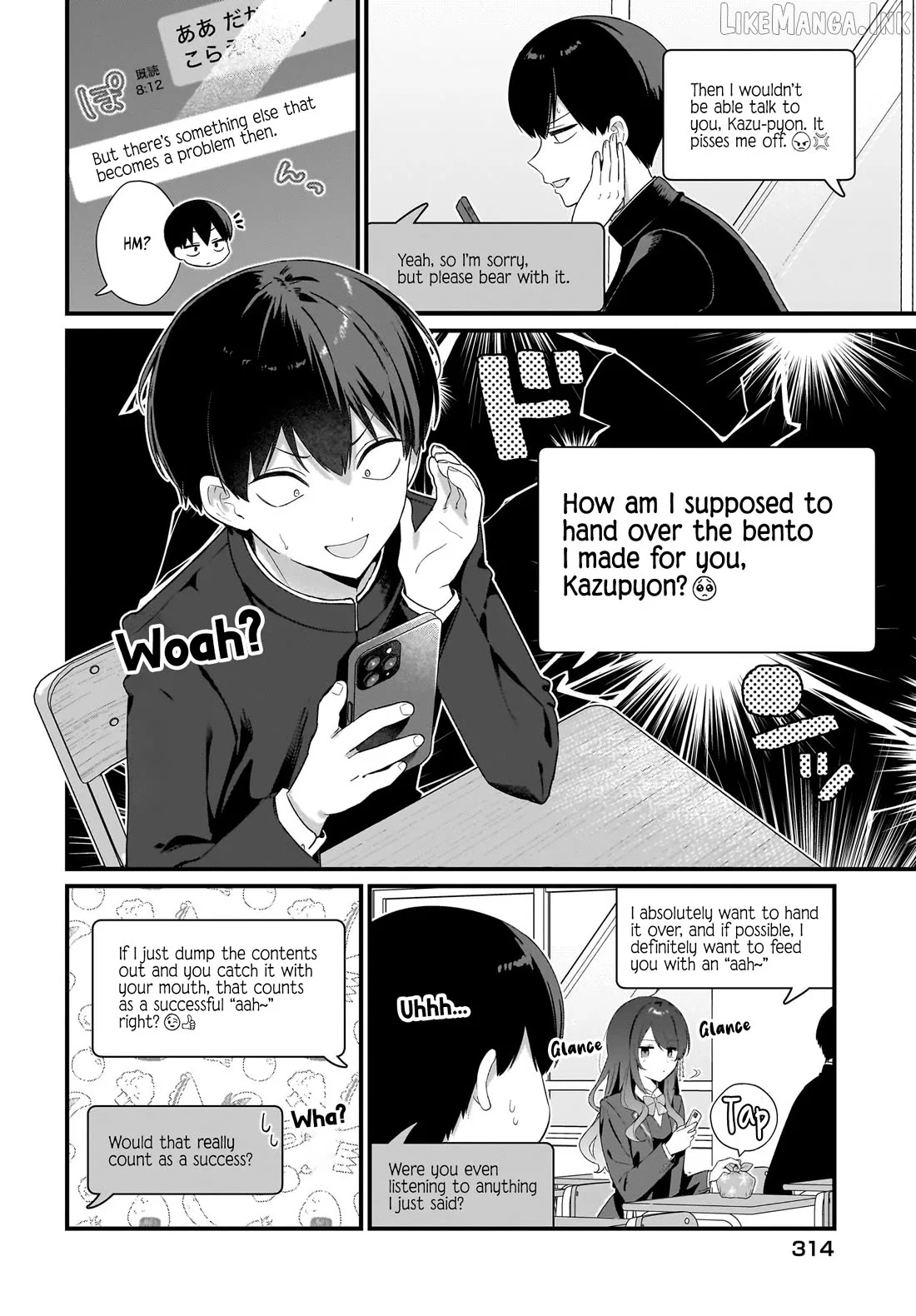 The Protagonist's Childhood Friend Is Coming on Strong to Me, a Mob Chapter 4 page 5