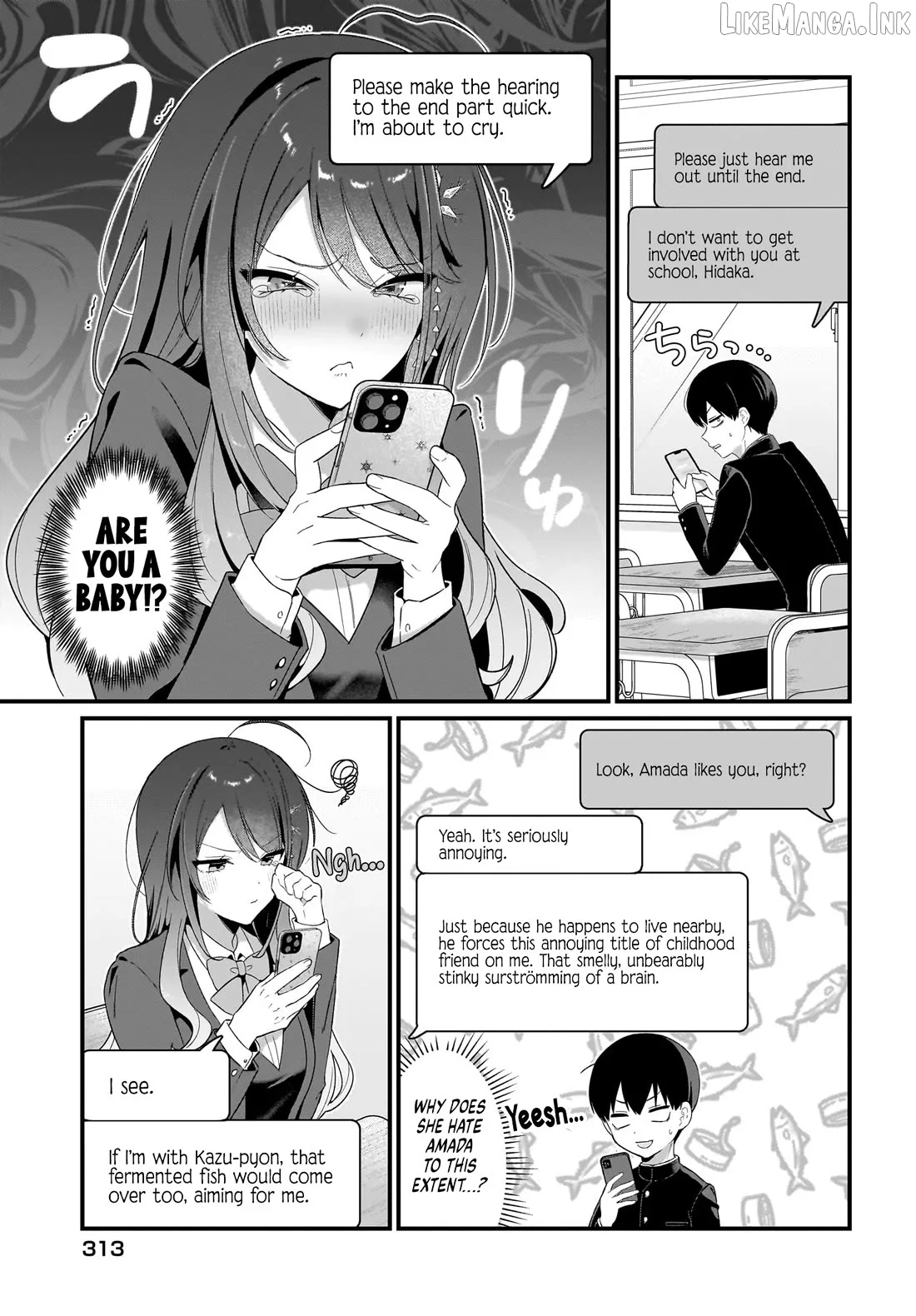The Protagonist's Childhood Friend Is Coming on Strong to Me, a Mob Chapter 4 page 4