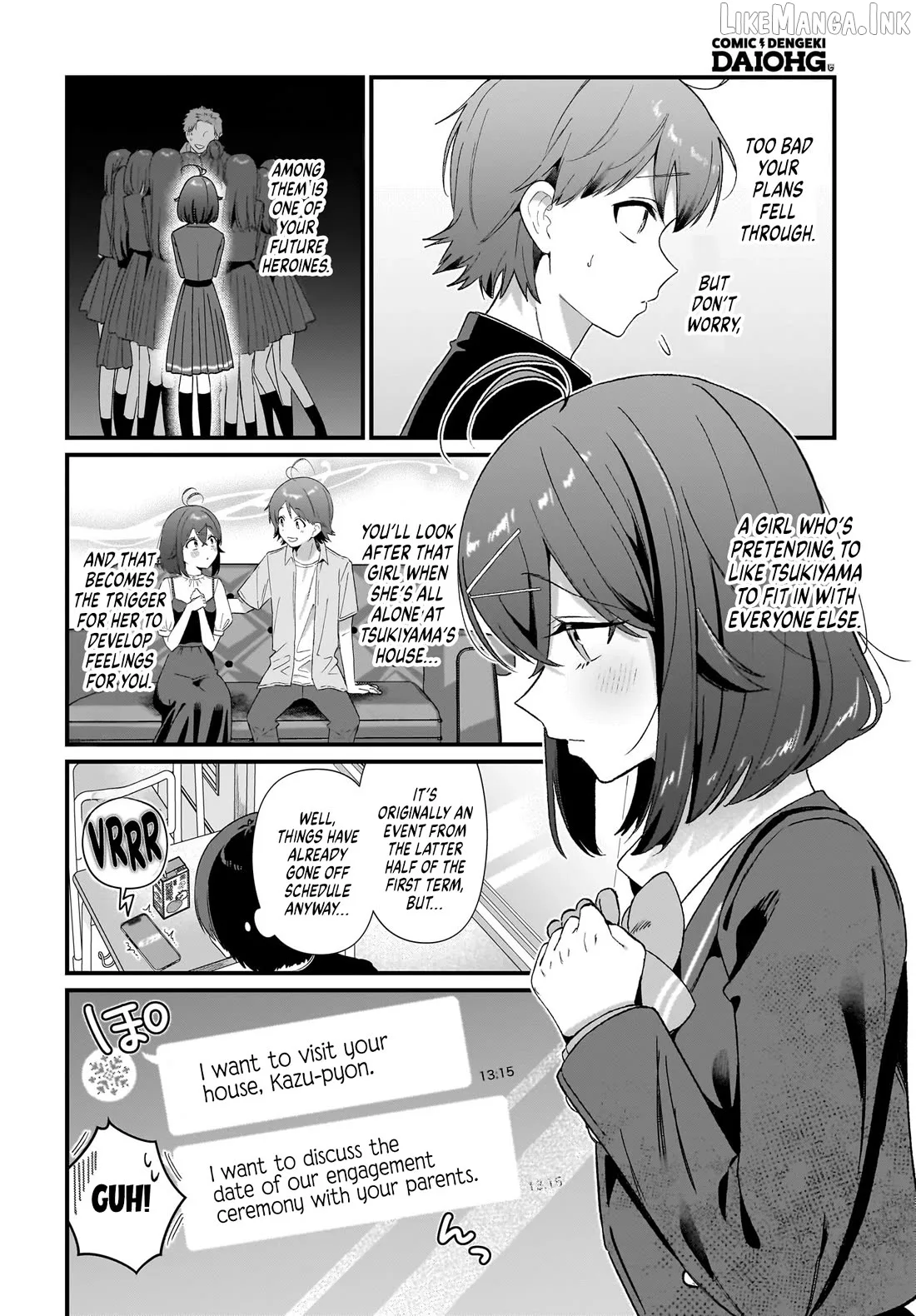 The Protagonist's Childhood Friend Is Coming on Strong to Me, a Mob Chapter 4 page 13