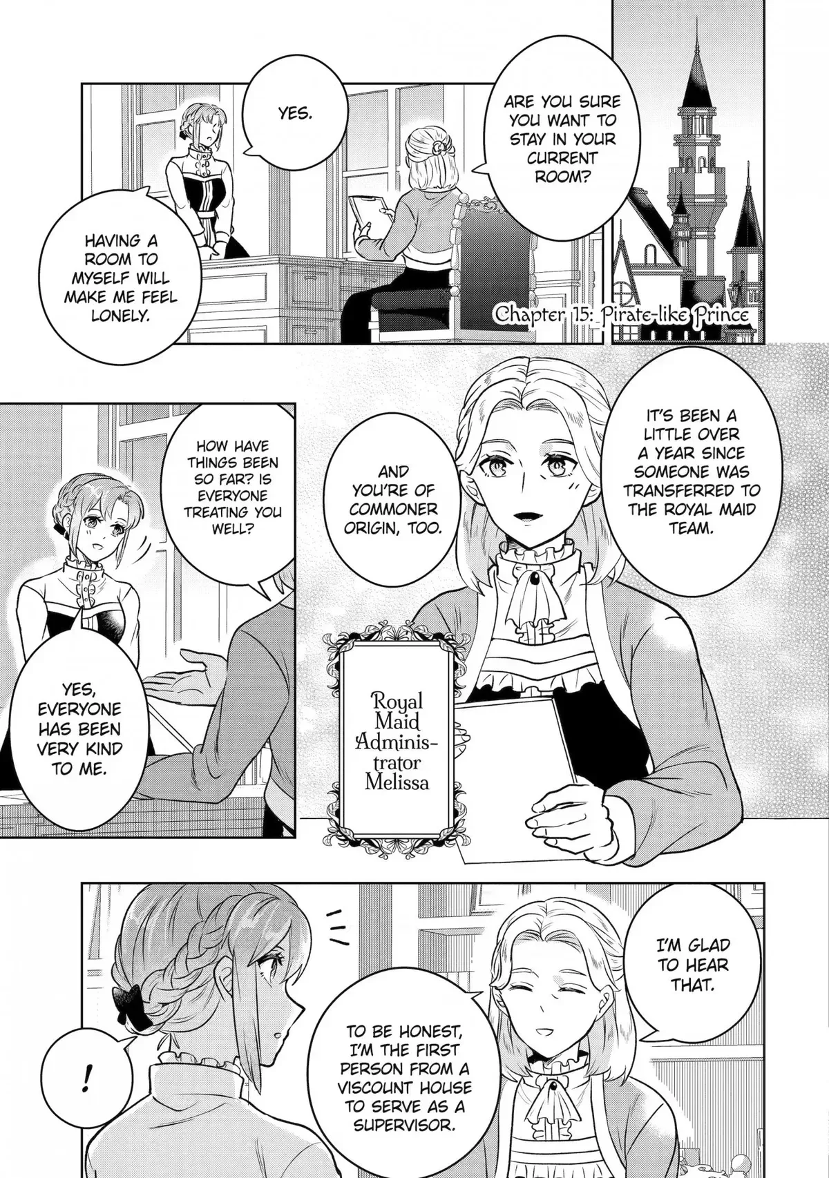 Charlotte: The Tale of a Maid Serving in the Castle Chapter 15 page 1