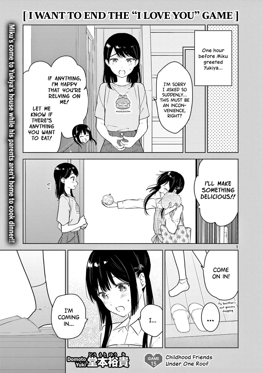 Aishiteru Game wo Owarasetai Chapter 15 page 2