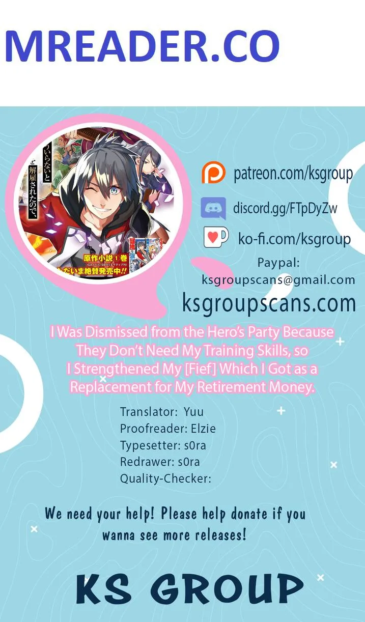 I Was Dismissed from the Hero’s Party Because They Don’t Need My Training Skills, so I Strengthened My [Fief] Which I Got as a Replacement for My Retirement Money. Chapter 23.1 page 1