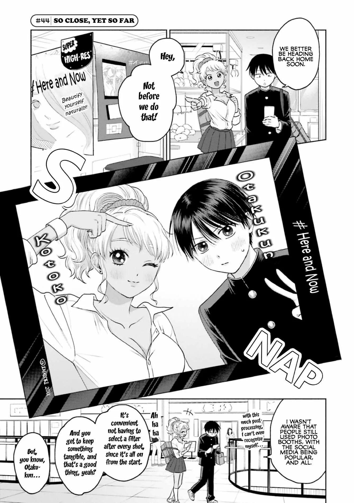 Gal Can’t Be Kind to Otaku!? Chapter 9.3 page 1