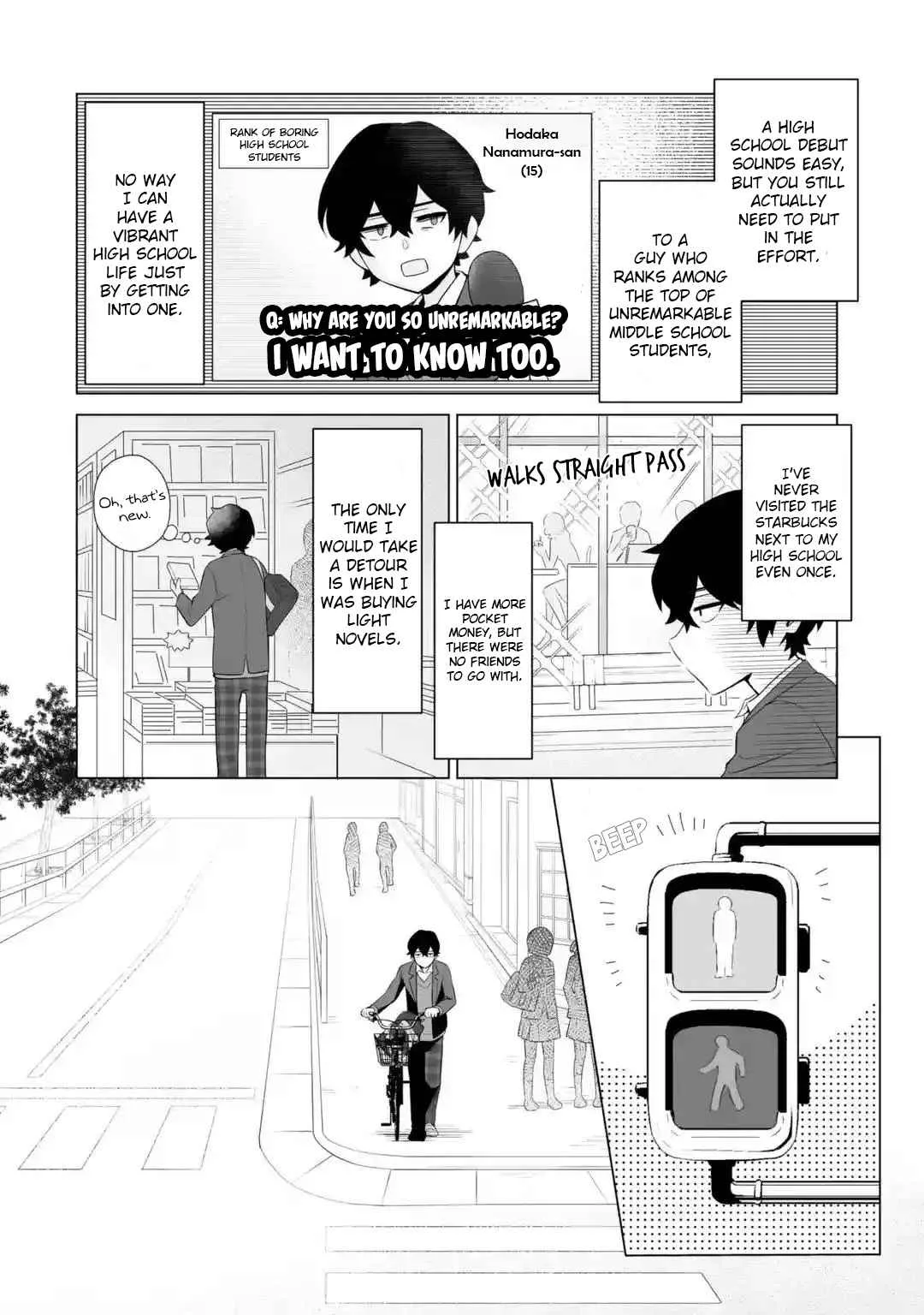 Please Leave Me Alone (For Some Reason, She Wants to Change a Lone Wolf's Helpless High School Life.) Chapter 1 page 8