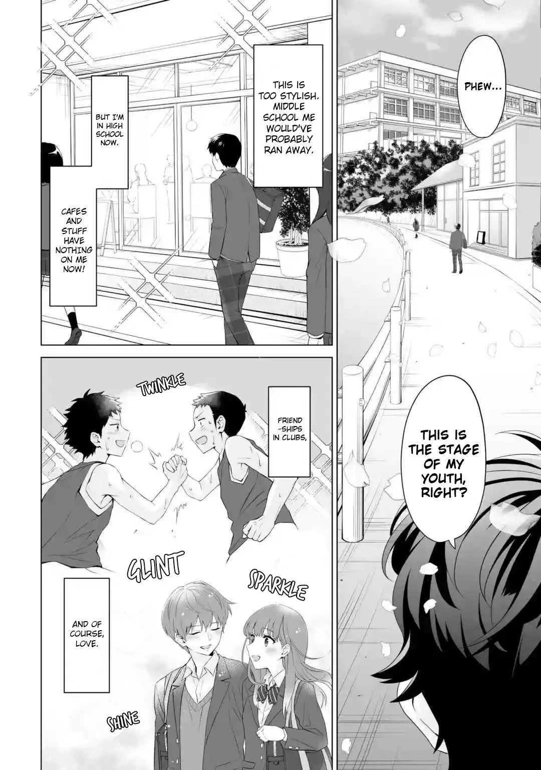 Please Leave Me Alone (For Some Reason, She Wants to Change a Lone Wolf's Helpless High School Life.) Chapter 1 page 2