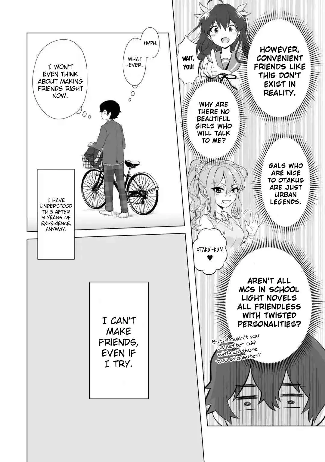 Please Leave Me Alone (For Some Reason, She Wants to Change a Lone Wolf's Helpless High School Life.) Chapter 1 page 10