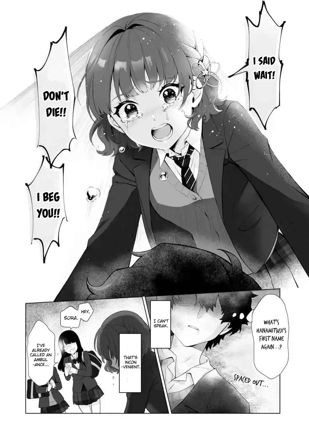 Please Leave Me Alone (For Some Reason, She Wants to Change a Lone Wolf's Helpless High School Life.) Chapter 1 page 22