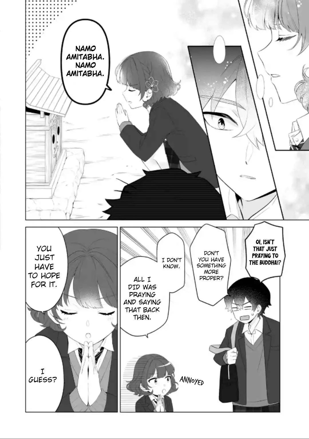 Please Leave Me Alone (For Some Reason, She Wants to Change a Lone Wolf's Helpless High School Life.) Chapter 2 page 12