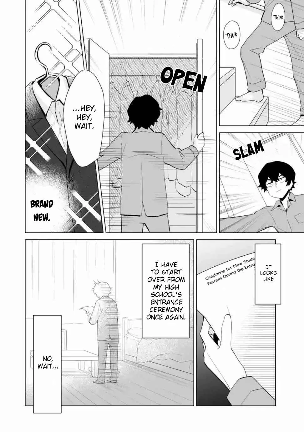 Please Leave Me Alone (For Some Reason, She Wants to Change a Lone Wolf's Helpless High School Life.) Chapter 1 page 32