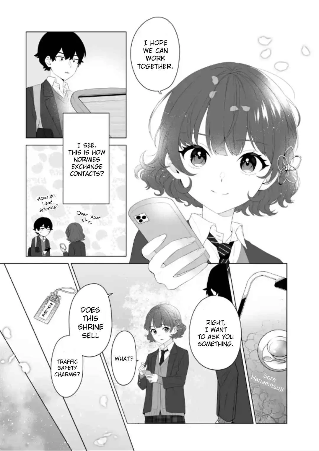 Please Leave Me Alone (For Some Reason, She Wants to Change a Lone Wolf's Helpless High School Life.) Chapter 2 page 18