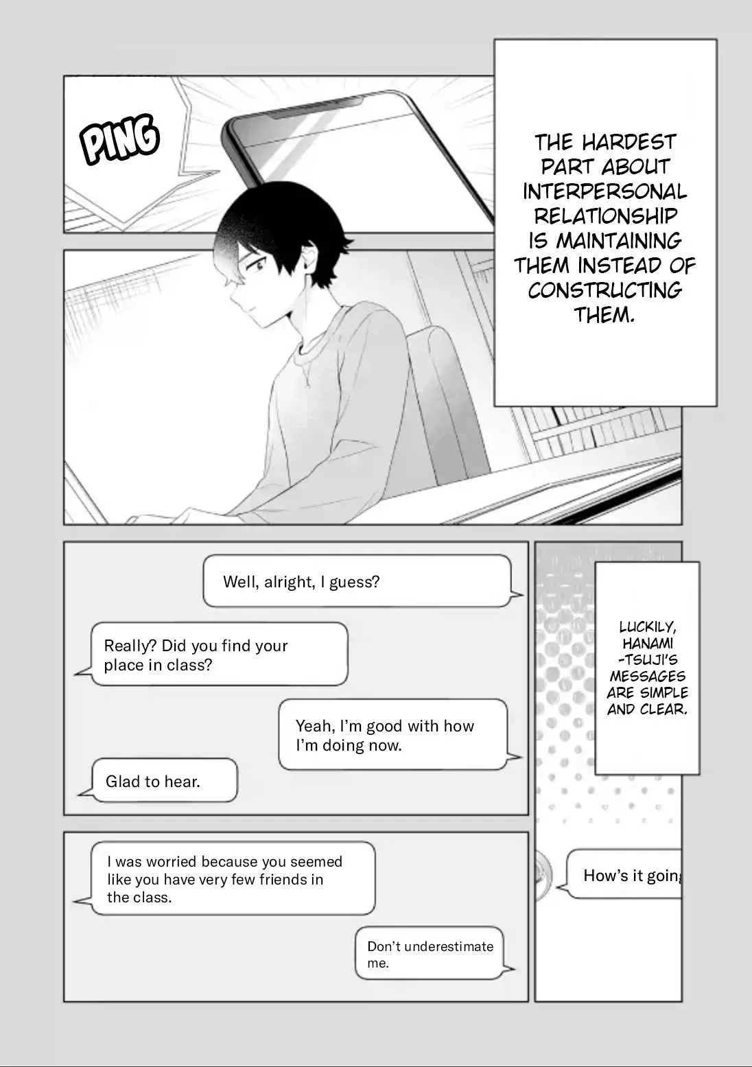 Please Leave Me Alone (For Some Reason, She Wants to Change a Lone Wolf's Helpless High School Life.) Chapter 2 page 26