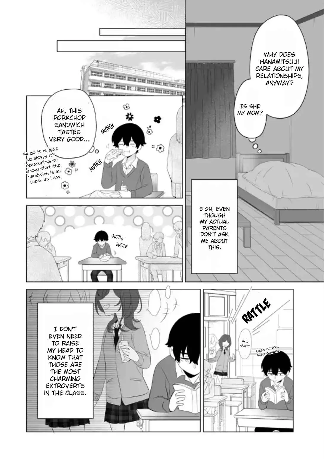 Please Leave Me Alone (For Some Reason, She Wants to Change a Lone Wolf's Helpless High School Life.) Chapter 2 page 30