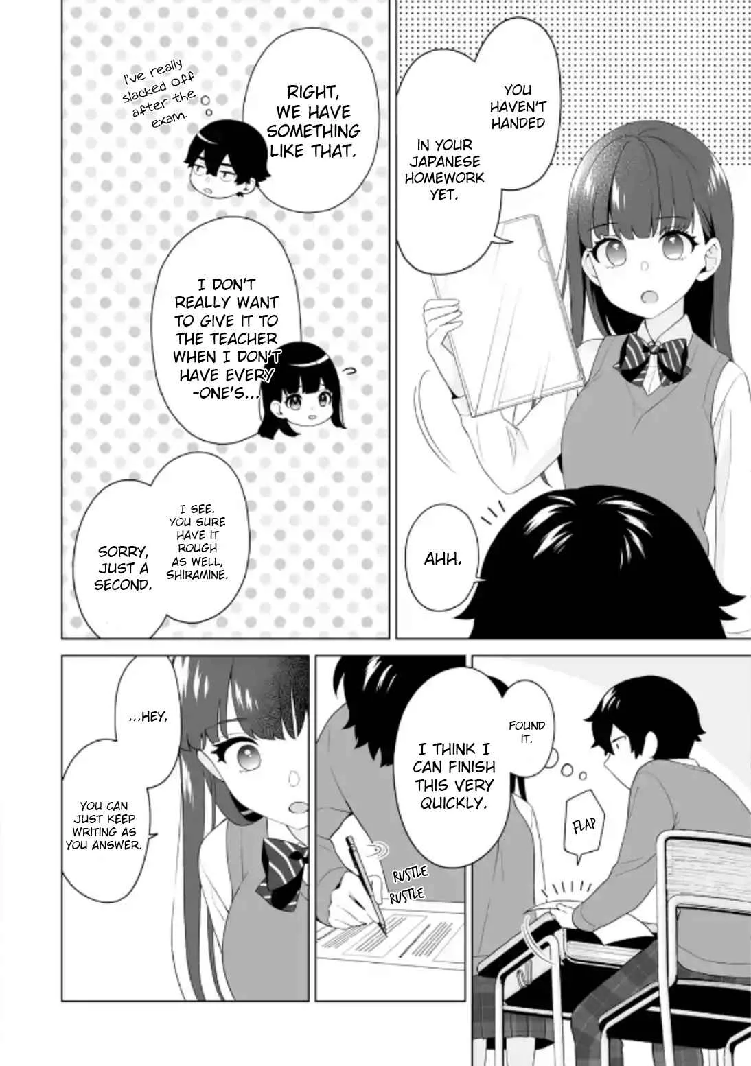 Please Leave Me Alone (For Some Reason, She Wants to Change a Lone Wolf's Helpless High School Life.) Chapter 5 page 2
