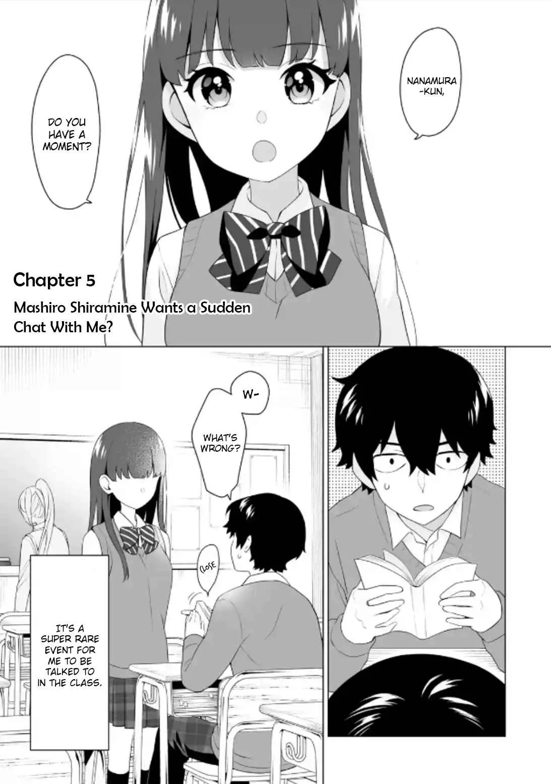 Please Leave Me Alone (For Some Reason, She Wants to Change a Lone Wolf's Helpless High School Life.) Chapter 5 page 1