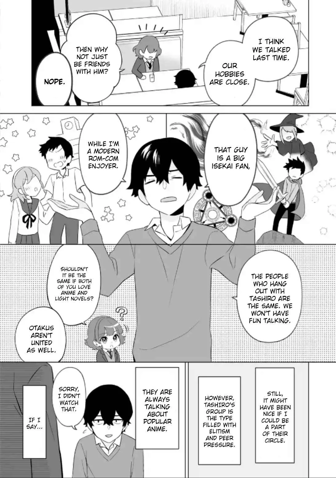 Please Leave Me Alone (For Some Reason, She Wants to Change a Lone Wolf's Helpless High School Life.) Chapter 4 page 11
