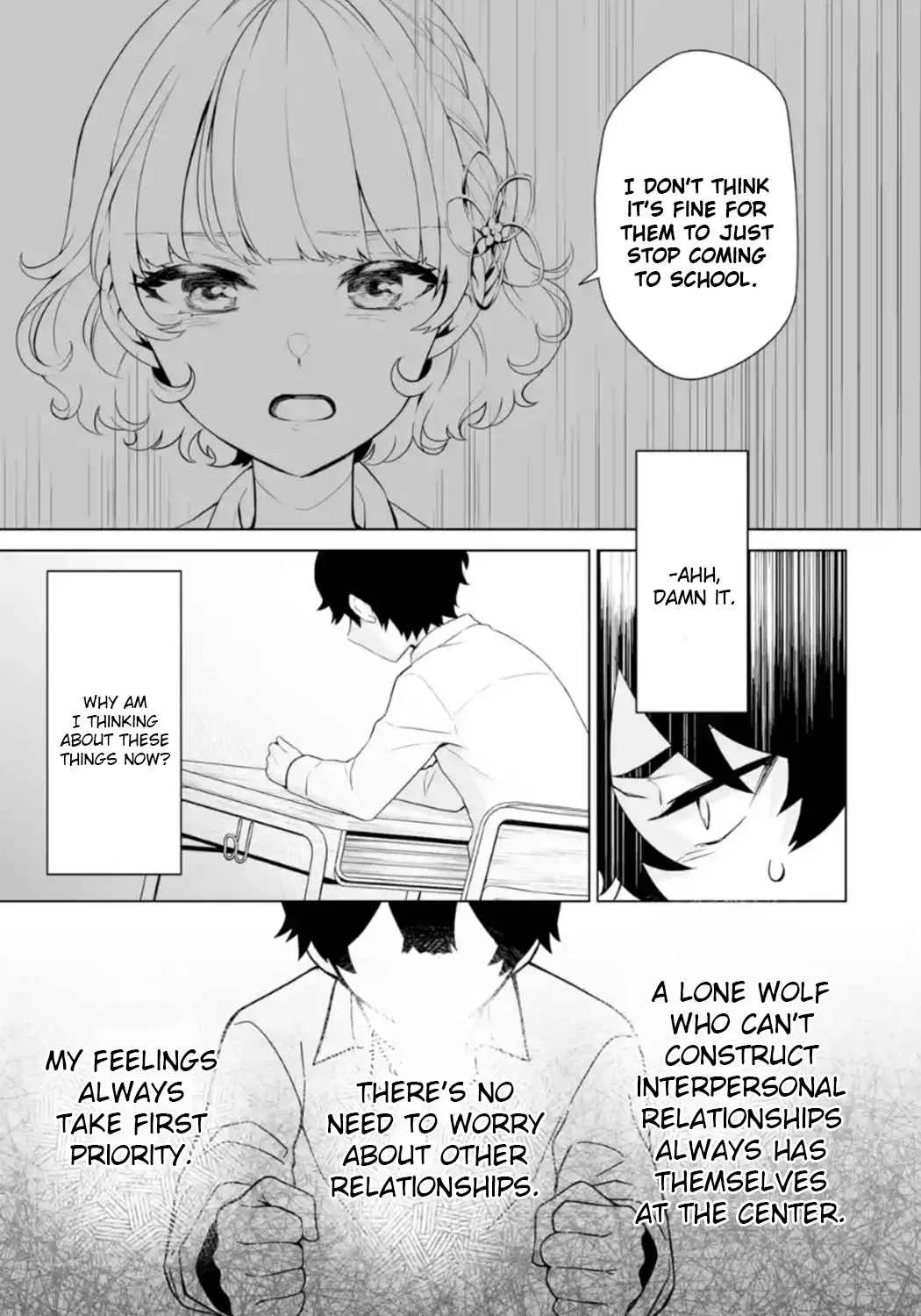 Please Leave Me Alone (For Some Reason, She Wants to Change a Lone Wolf's Helpless High School Life.) Chapter 7 page 27