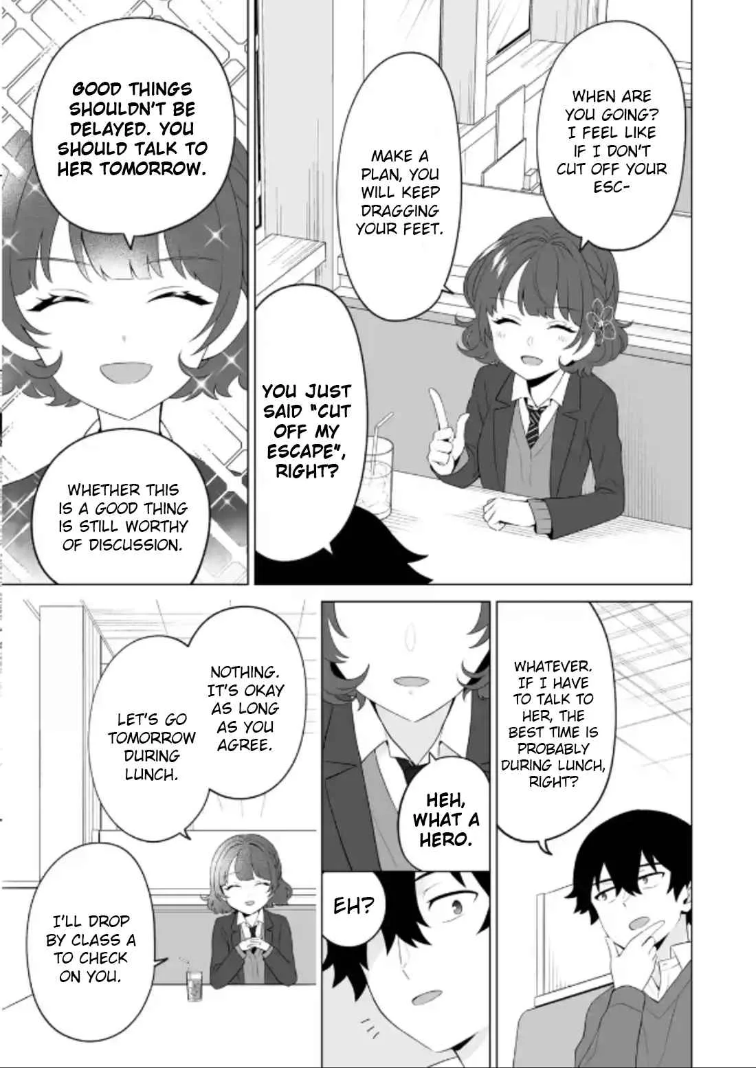 Please Leave Me Alone (For Some Reason, She Wants to Change a Lone Wolf's Helpless High School Life.) Chapter 4 page 13