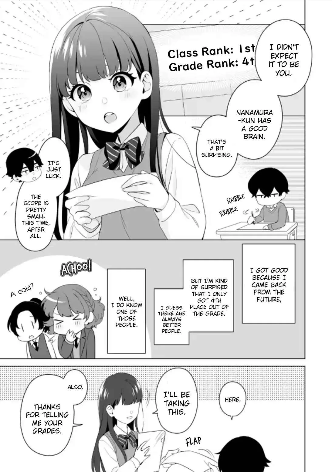 Please Leave Me Alone (For Some Reason, She Wants to Change a Lone Wolf's Helpless High School Life.) Chapter 5 page 7