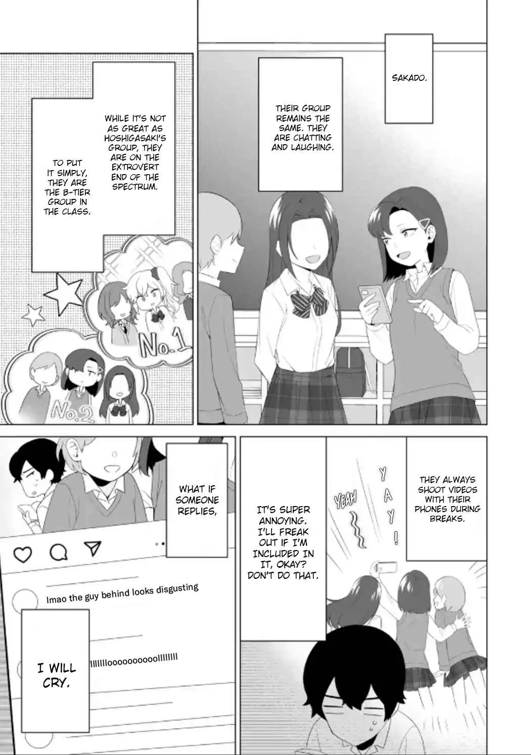 Please Leave Me Alone (For Some Reason, She Wants to Change a Lone Wolf's Helpless High School Life.) Chapter 6 page 21