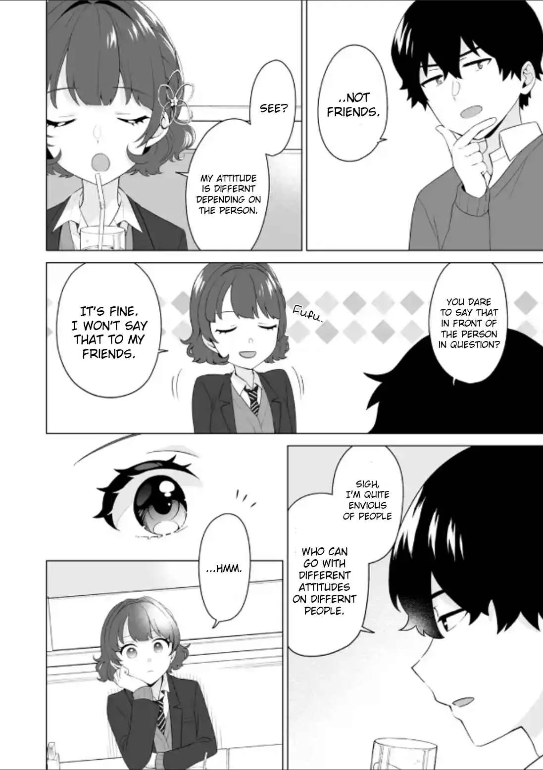 Please Leave Me Alone (For Some Reason, She Wants to Change a Lone Wolf's Helpless High School Life.) Chapter 5 page 14