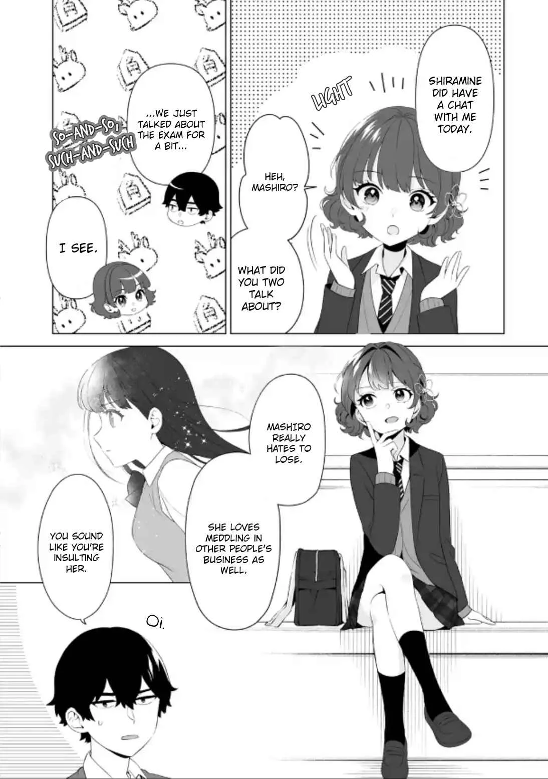 Please Leave Me Alone (For Some Reason, She Wants to Change a Lone Wolf's Helpless High School Life.) Chapter 5 page 19
