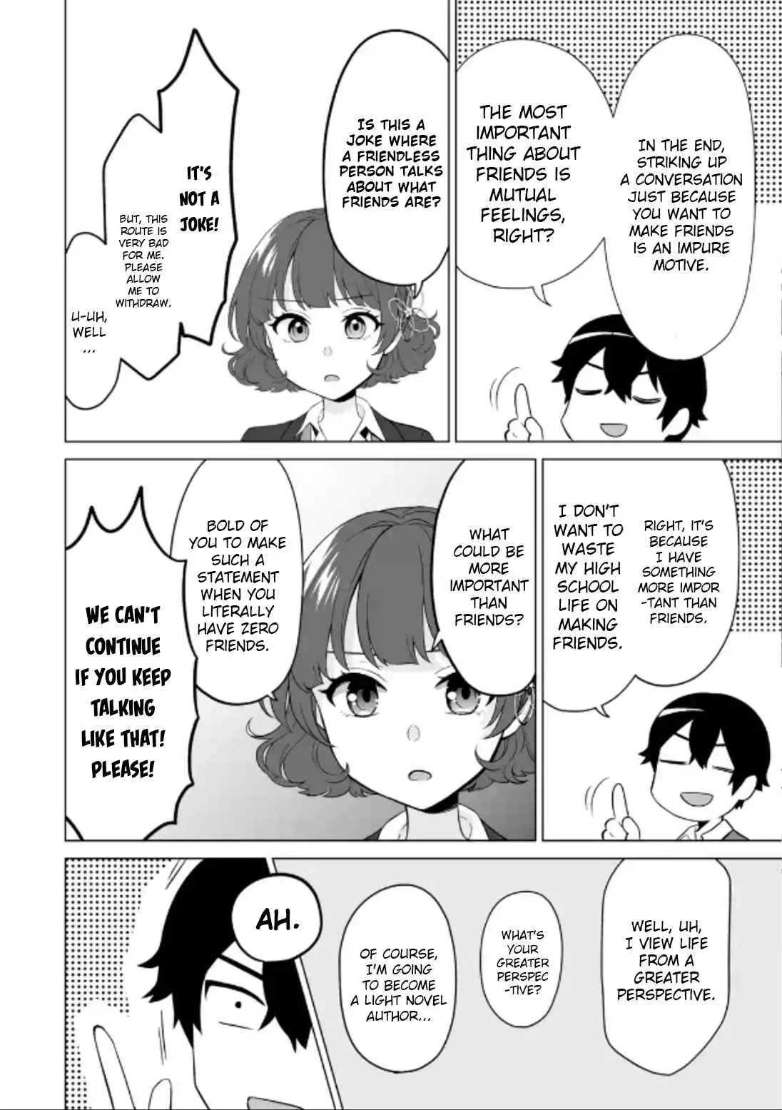Please Leave Me Alone (For Some Reason, She Wants to Change a Lone Wolf's Helpless High School Life.) Chapter 4 page 24