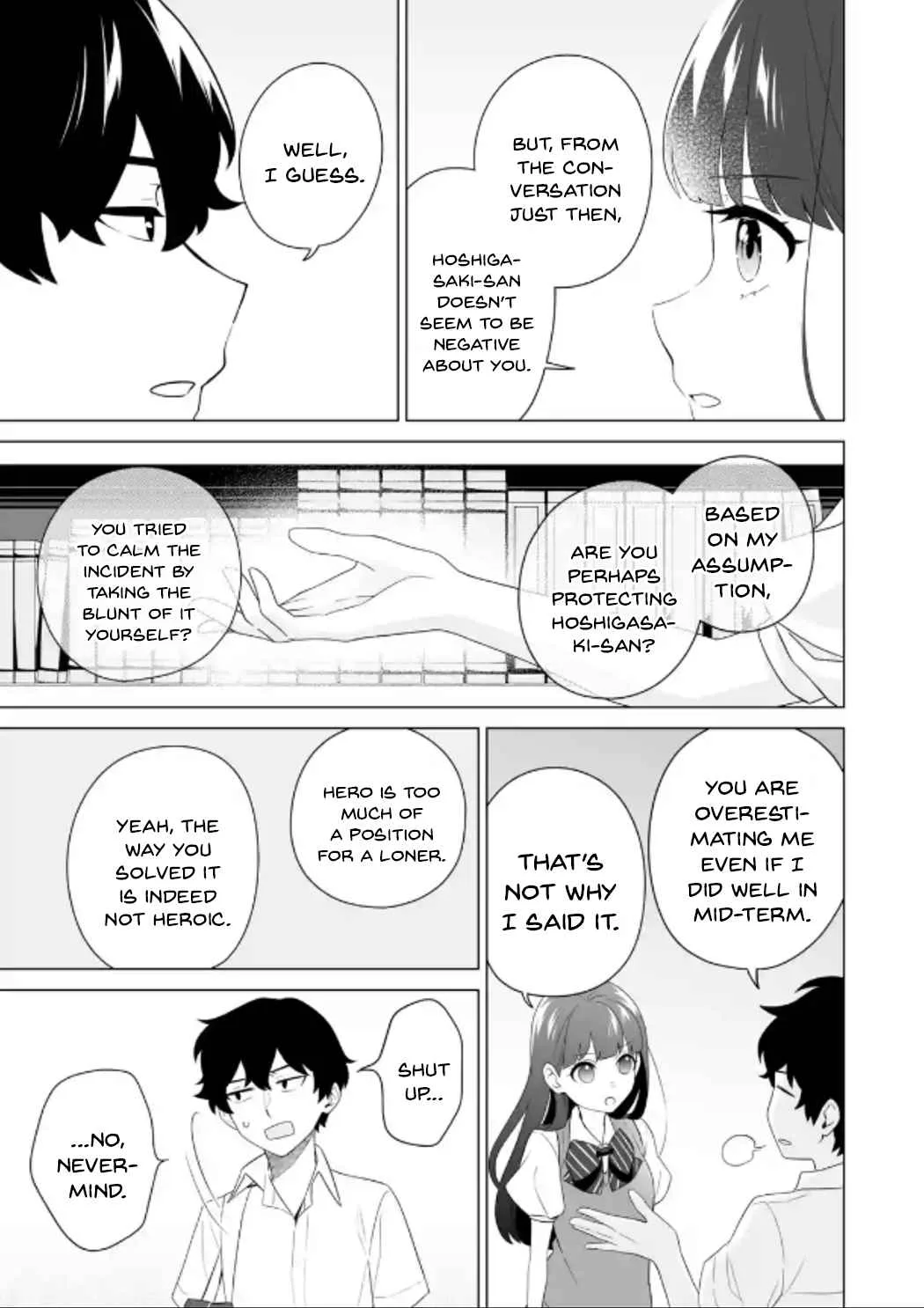 Please Leave Me Alone (For Some Reason, She Wants to Change a Lone Wolf's Helpless High School Life.) Chapter 10 page 13