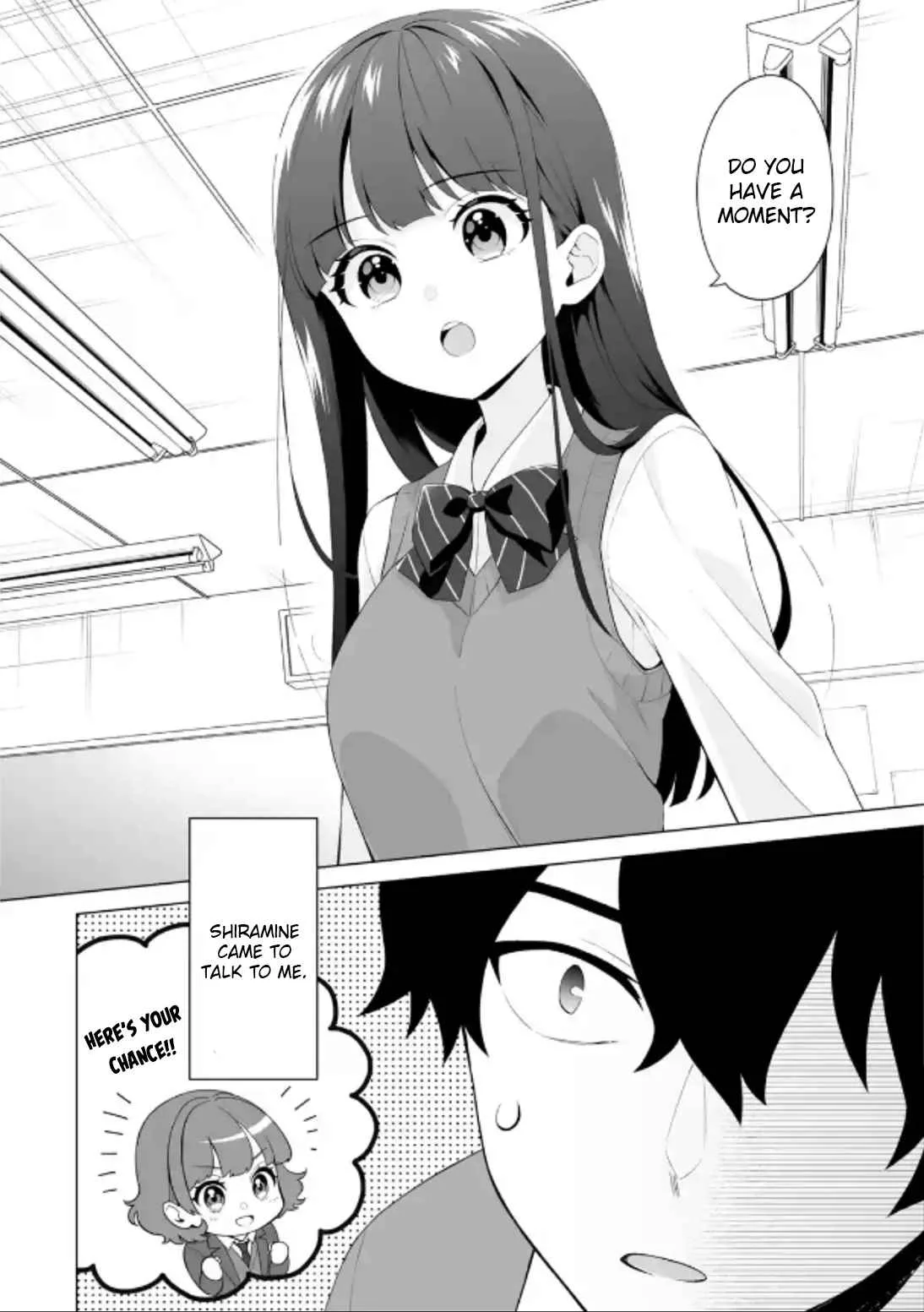 Please Leave Me Alone (For Some Reason, She Wants to Change a Lone Wolf's Helpless High School Life.) Chapter 4 page 28