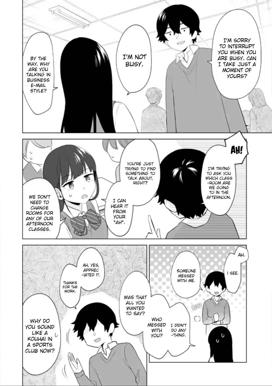 Please Leave Me Alone (For Some Reason, She Wants to Change a Lone Wolf's Helpless High School Life.) Chapter 4 page 20