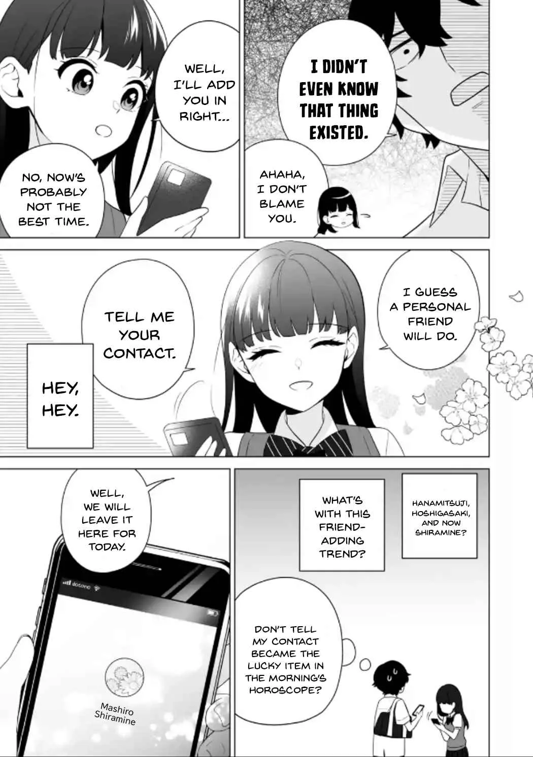 Please Leave Me Alone (For Some Reason, She Wants to Change a Lone Wolf's Helpless High School Life.) Chapter 10 page 17