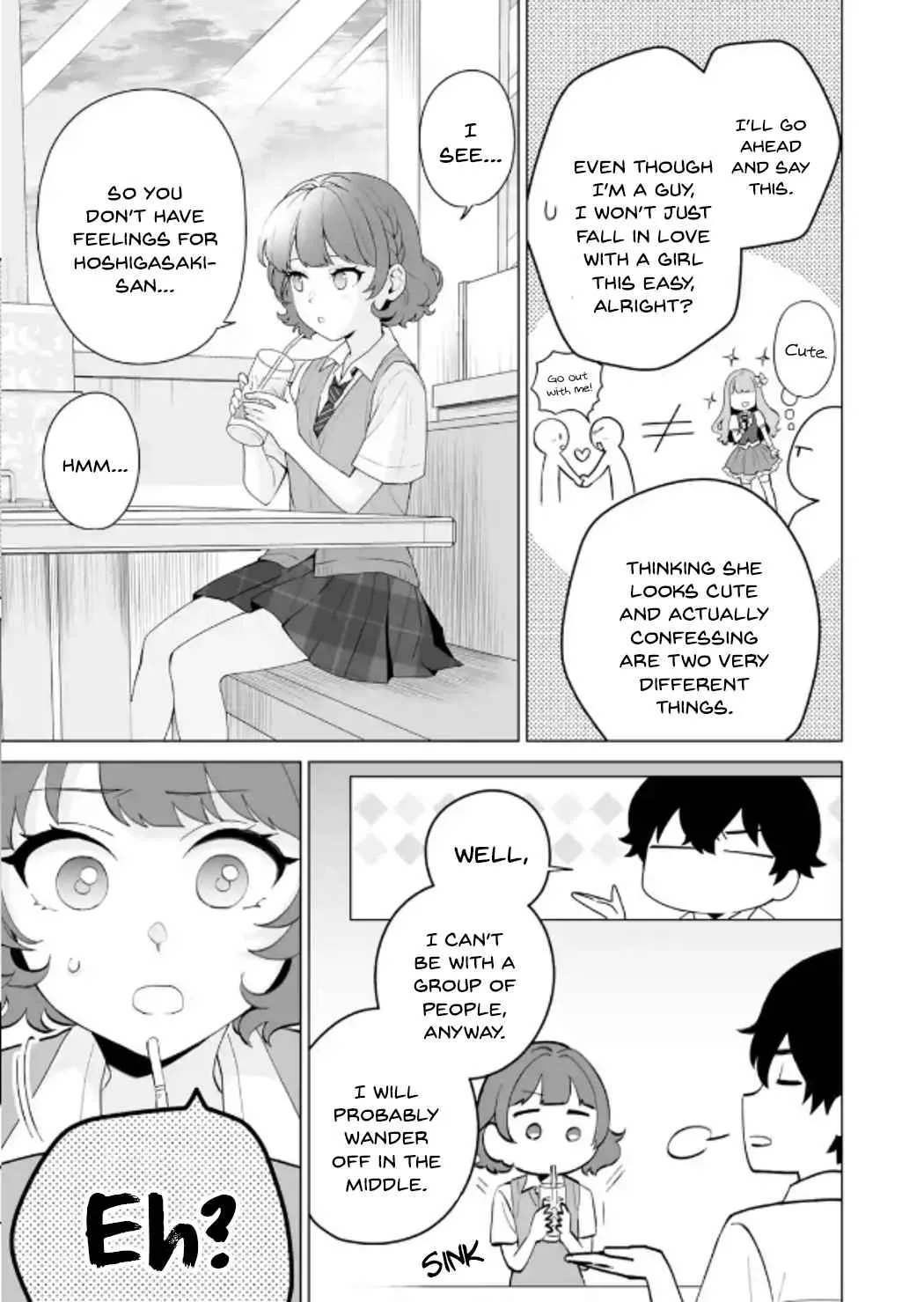Please Leave Me Alone (For Some Reason, She Wants to Change a Lone Wolf's Helpless High School Life.) Chapter 12 page 15