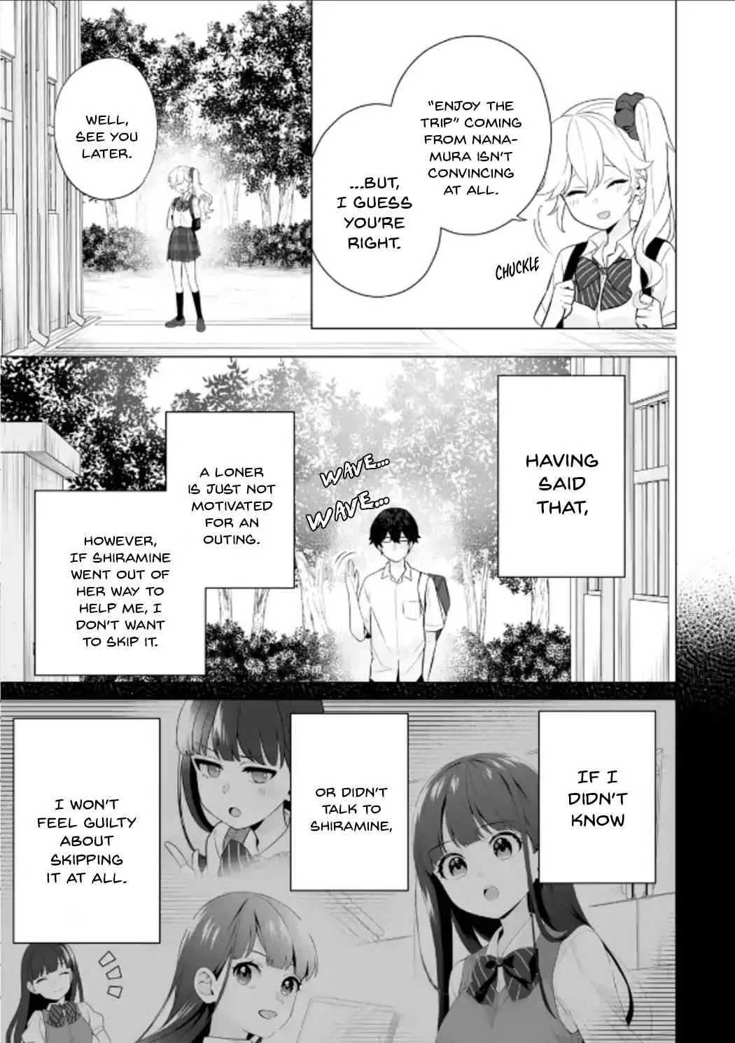 Please Leave Me Alone (For Some Reason, She Wants to Change a Lone Wolf's Helpless High School Life.) Chapter 12 page 9