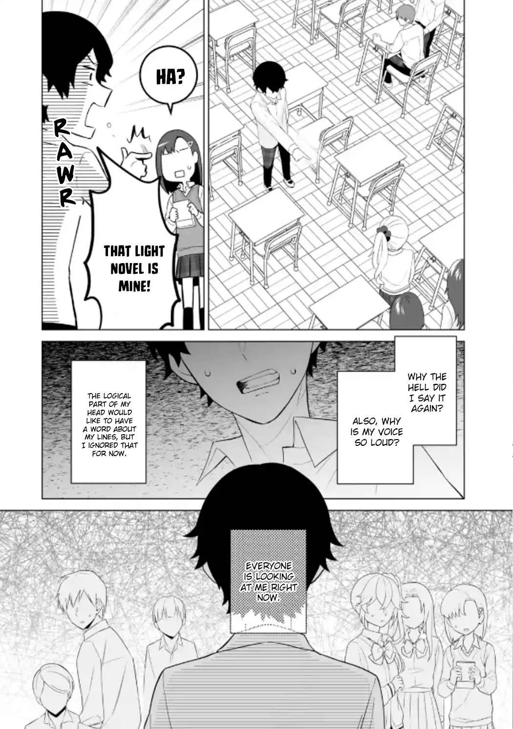 Please Leave Me Alone (For Some Reason, She Wants to Change a Lone Wolf's Helpless High School Life.) Chapter 8 page 2