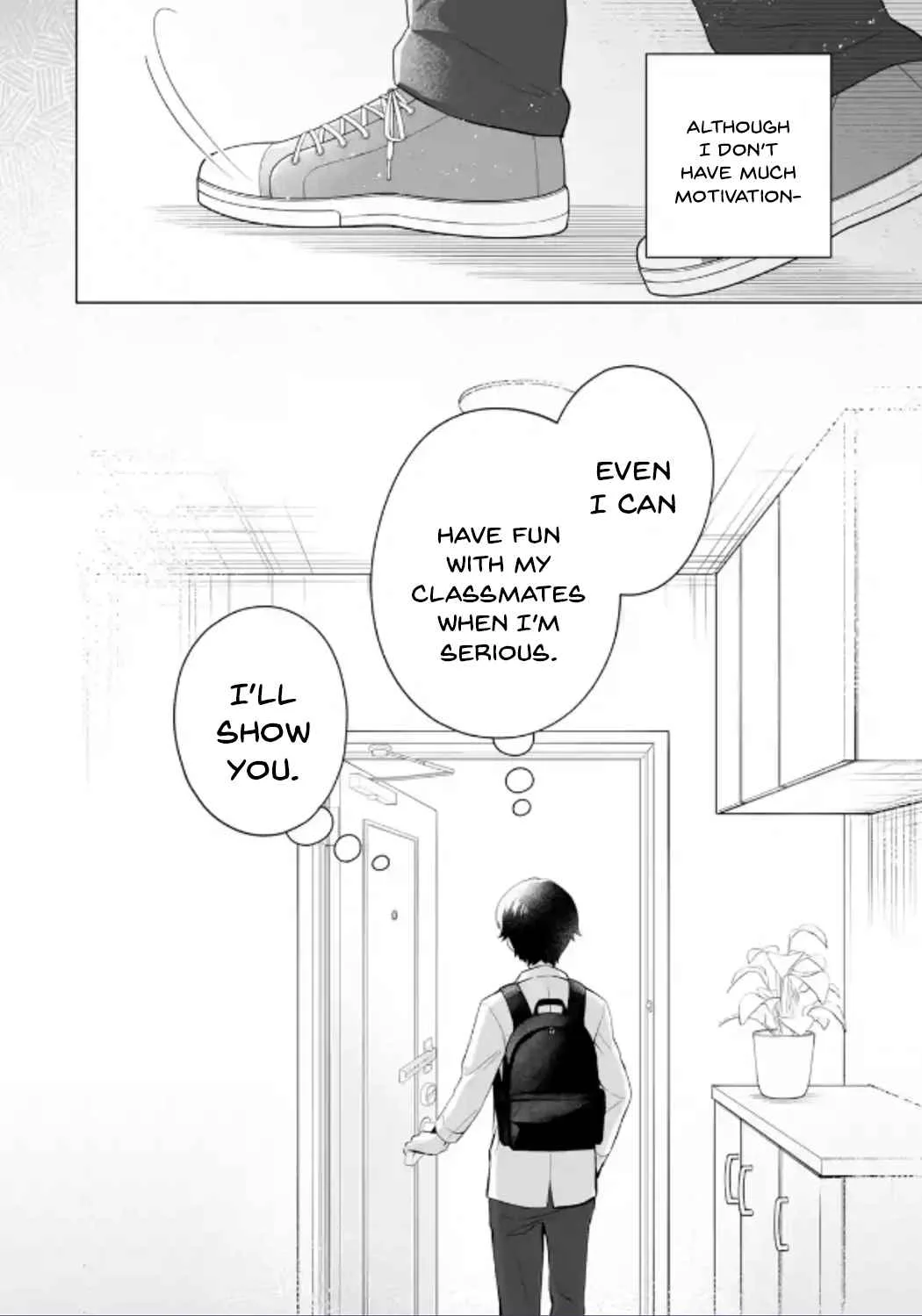 Please Leave Me Alone (For Some Reason, She Wants to Change a Lone Wolf's Helpless High School Life.) Chapter 13 page 6