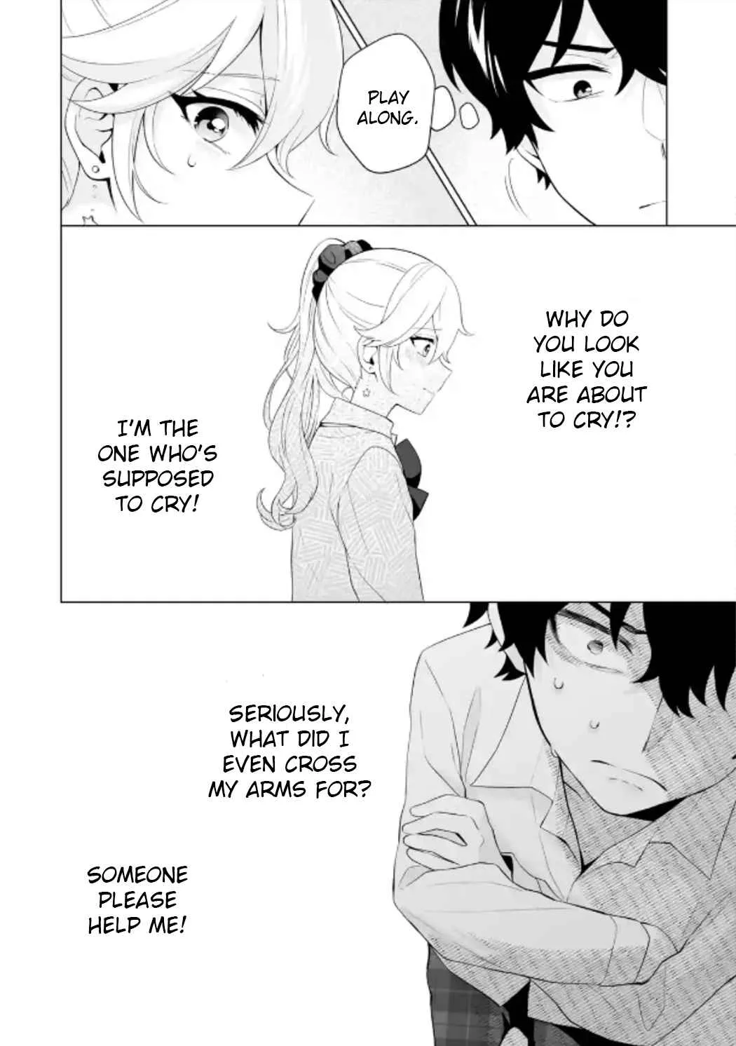 Please Leave Me Alone (For Some Reason, She Wants to Change a Lone Wolf's Helpless High School Life.) Chapter 8 page 6