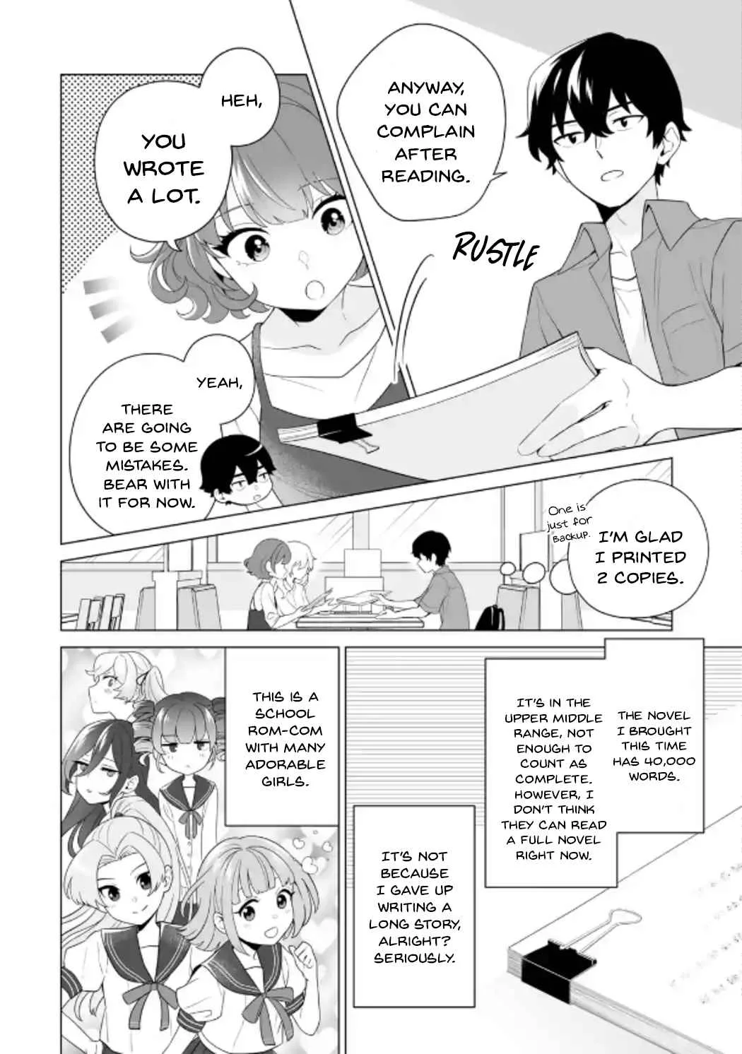 Please Leave Me Alone (For Some Reason, She Wants to Change a Lone Wolf's Helpless High School Life.) Chapter 11 page 6