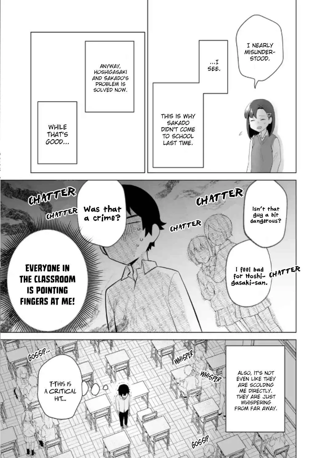 Please Leave Me Alone (For Some Reason, She Wants to Change a Lone Wolf's Helpless High School Life.) Chapter 8 page 11