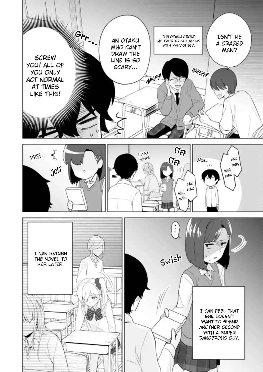 Please Leave Me Alone (For Some Reason, She Wants to Change a Lone Wolf's Helpless High School Life.) Chapter 8 page 12