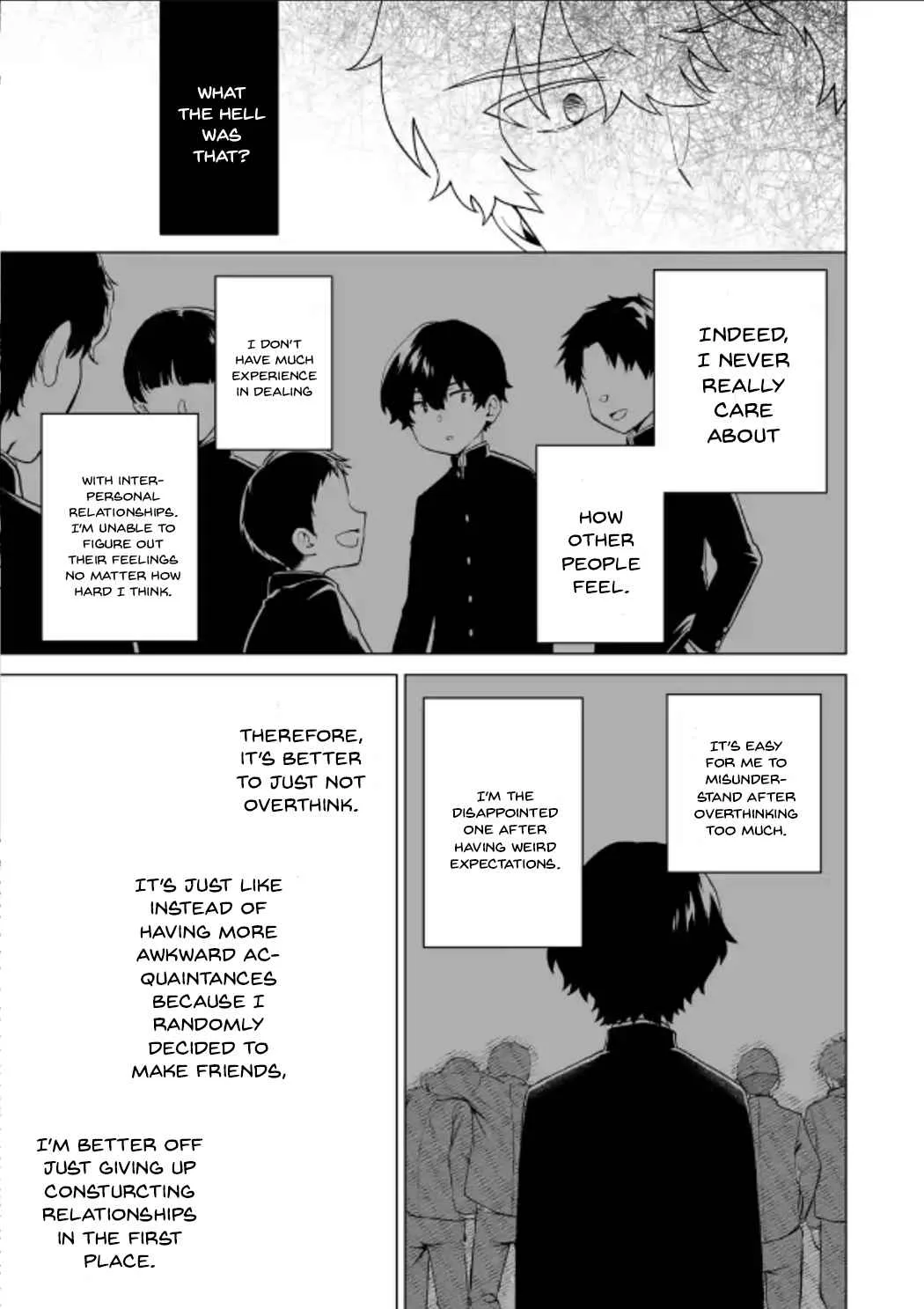 Please Leave Me Alone (For Some Reason, She Wants to Change a Lone Wolf's Helpless High School Life.) Chapter 15 page 9