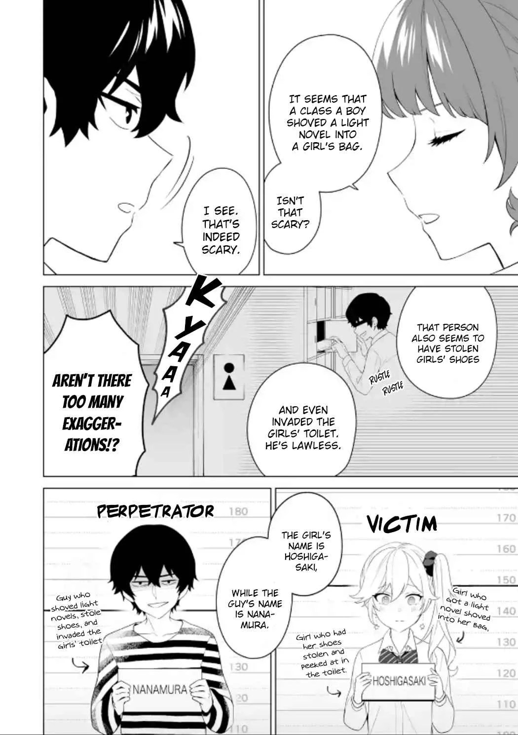 Please Leave Me Alone (For Some Reason, She Wants to Change a Lone Wolf's Helpless High School Life.) Chapter 8 page 14