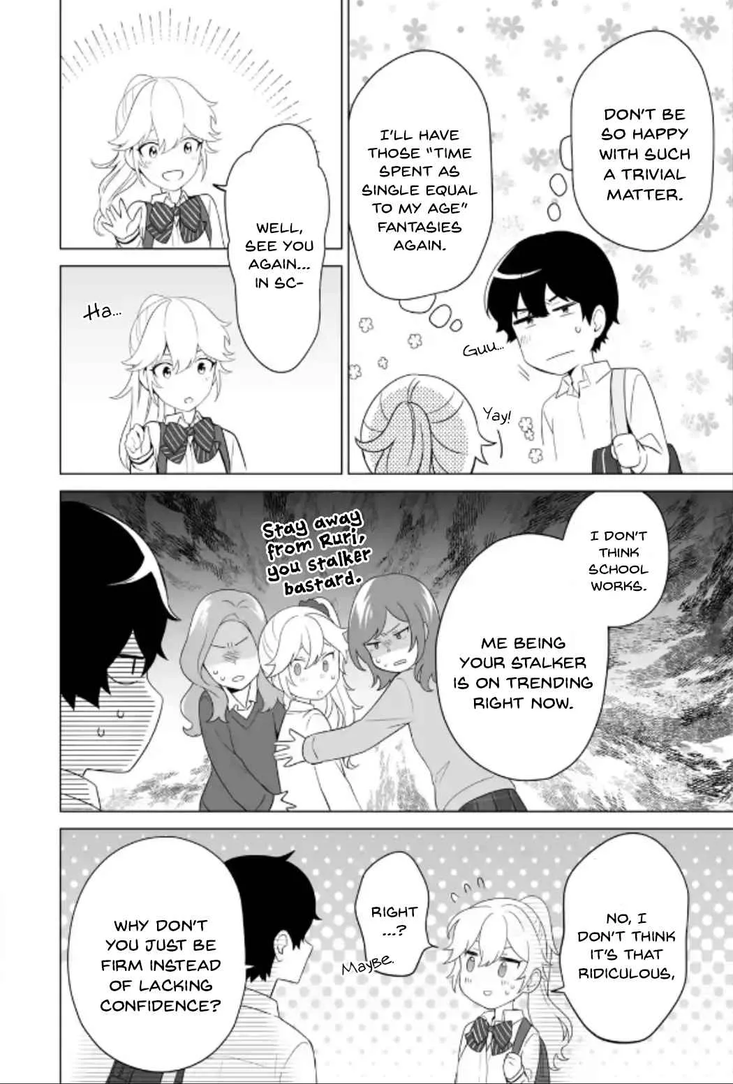 Please Leave Me Alone (For Some Reason, She Wants to Change a Lone Wolf's Helpless High School Life.) Chapter 9 page 26