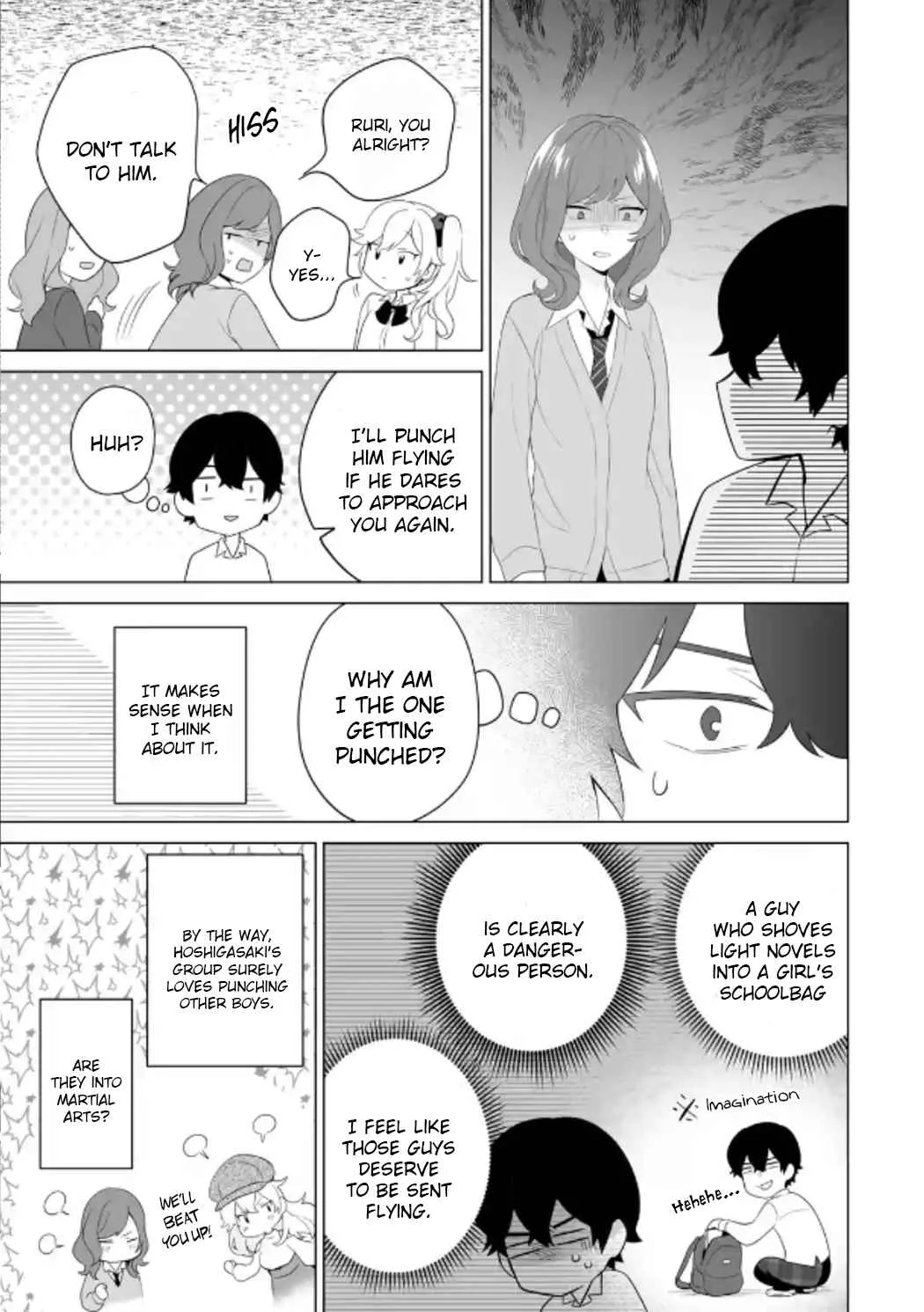 Please Leave Me Alone (For Some Reason, She Wants to Change a Lone Wolf's Helpless High School Life.) Chapter 8 page 9