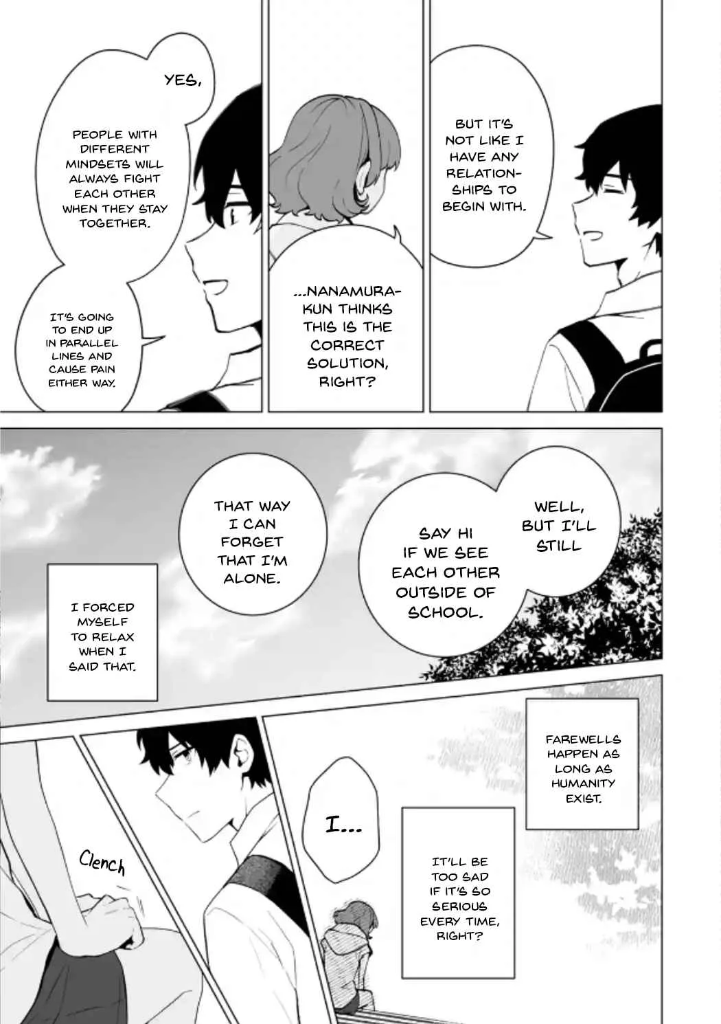 Please Leave Me Alone (For Some Reason, She Wants to Change a Lone Wolf's Helpless High School Life.) Chapter 15 page 17