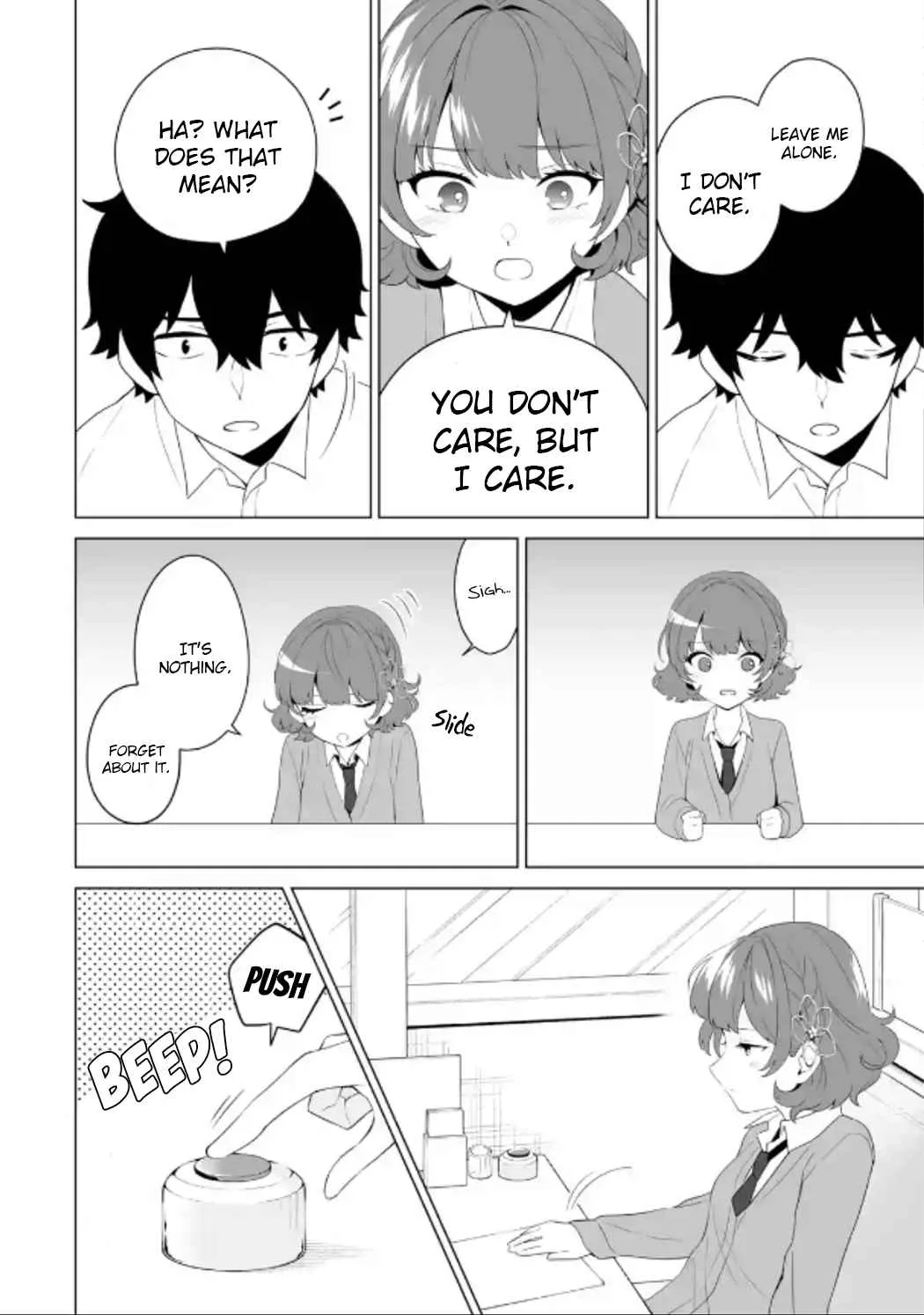Please Leave Me Alone (For Some Reason, She Wants to Change a Lone Wolf's Helpless High School Life.) Chapter 8 page 20